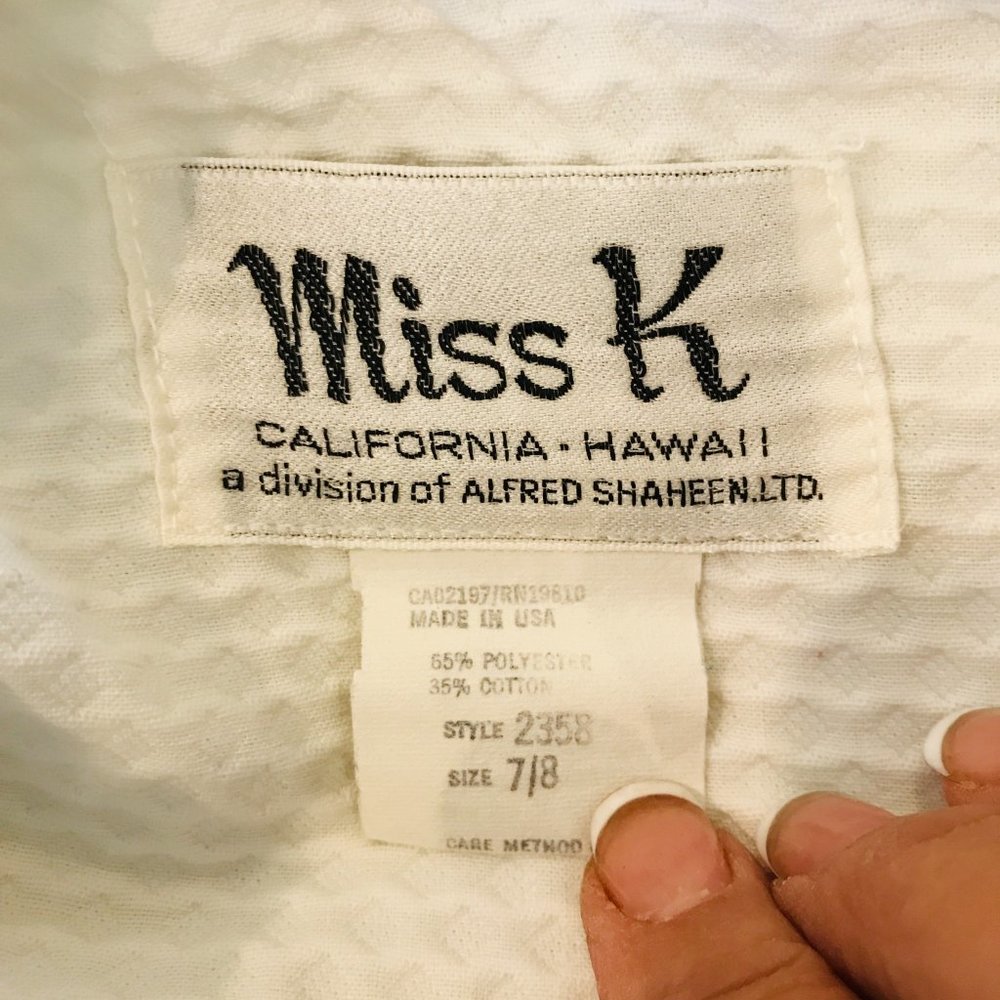 VINTAGE 1970'S ALFRED SHAHEEN MISS K  SEER-SUCKER - Picture 5 of 5